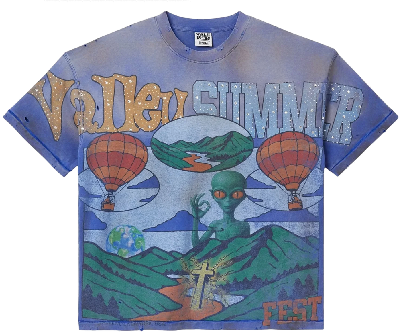 Vale Forever Summer Slam Tee 'Blue'