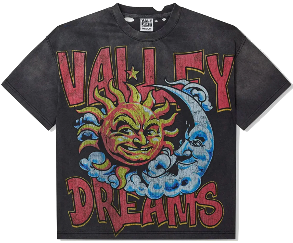Vale Forever Thrashed Sun Tee Black