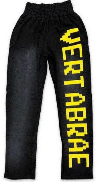 Vertabrae Sweatpants Washed Black/Gold